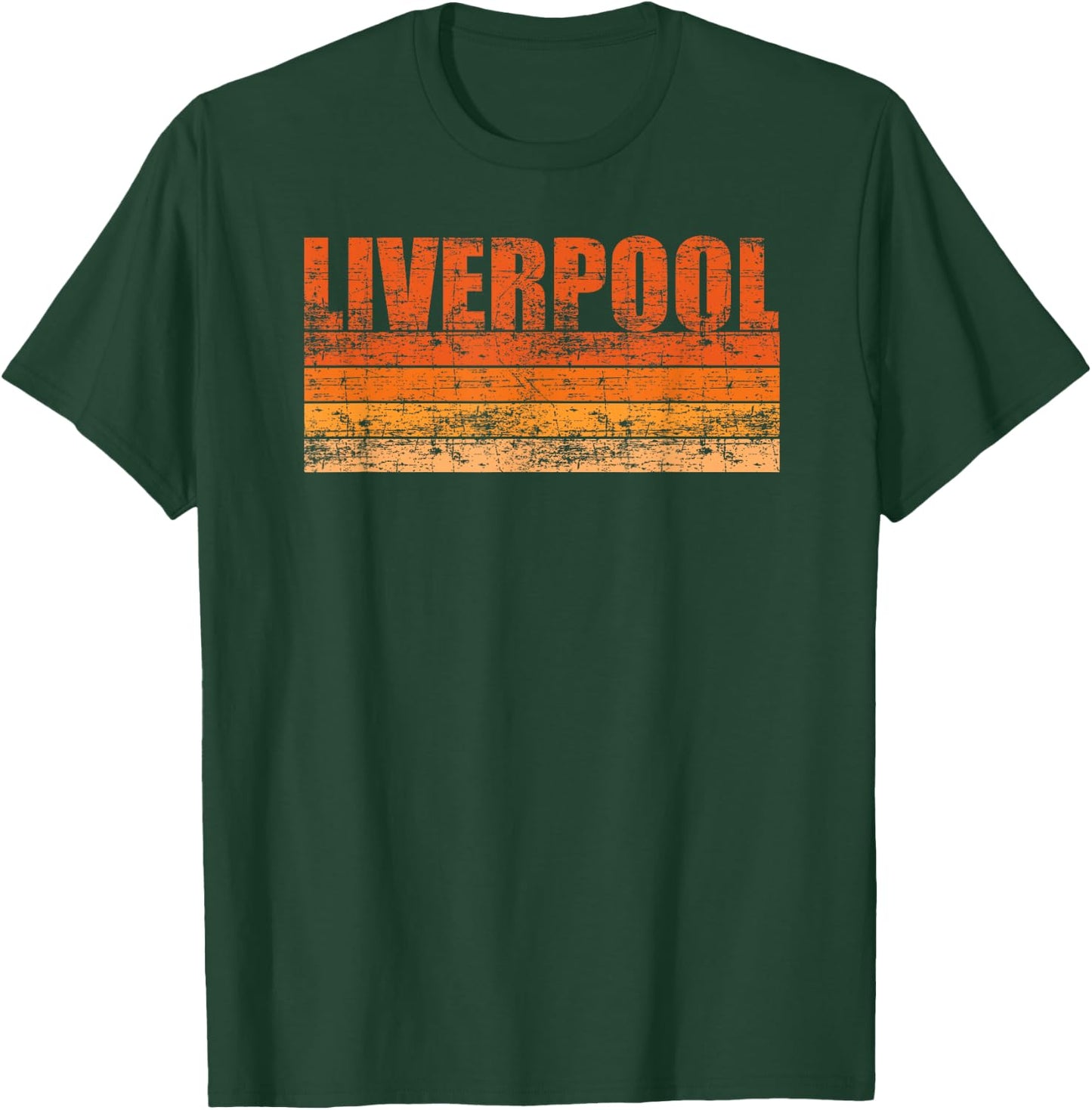 Liverpool Shirt Vintage Retro England T-Shirt - T-Shirt | Forest