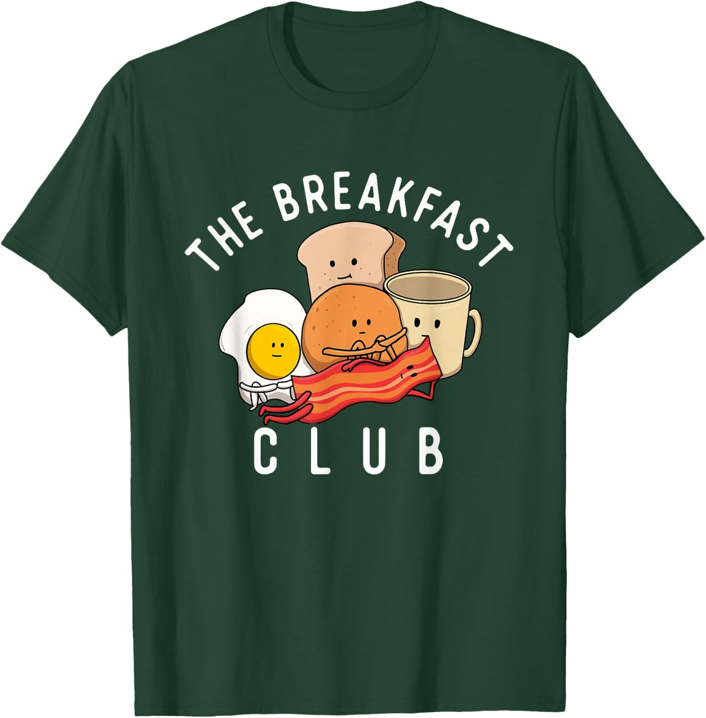 The Breakfast Club - Bacon Lover BBQ Pork Grilling T-Shirt - T-Shirt | Forest