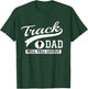 Track and Field Dad Loud Cheer Dad Runner Gift T-Shirt - T-Shirt | Forest