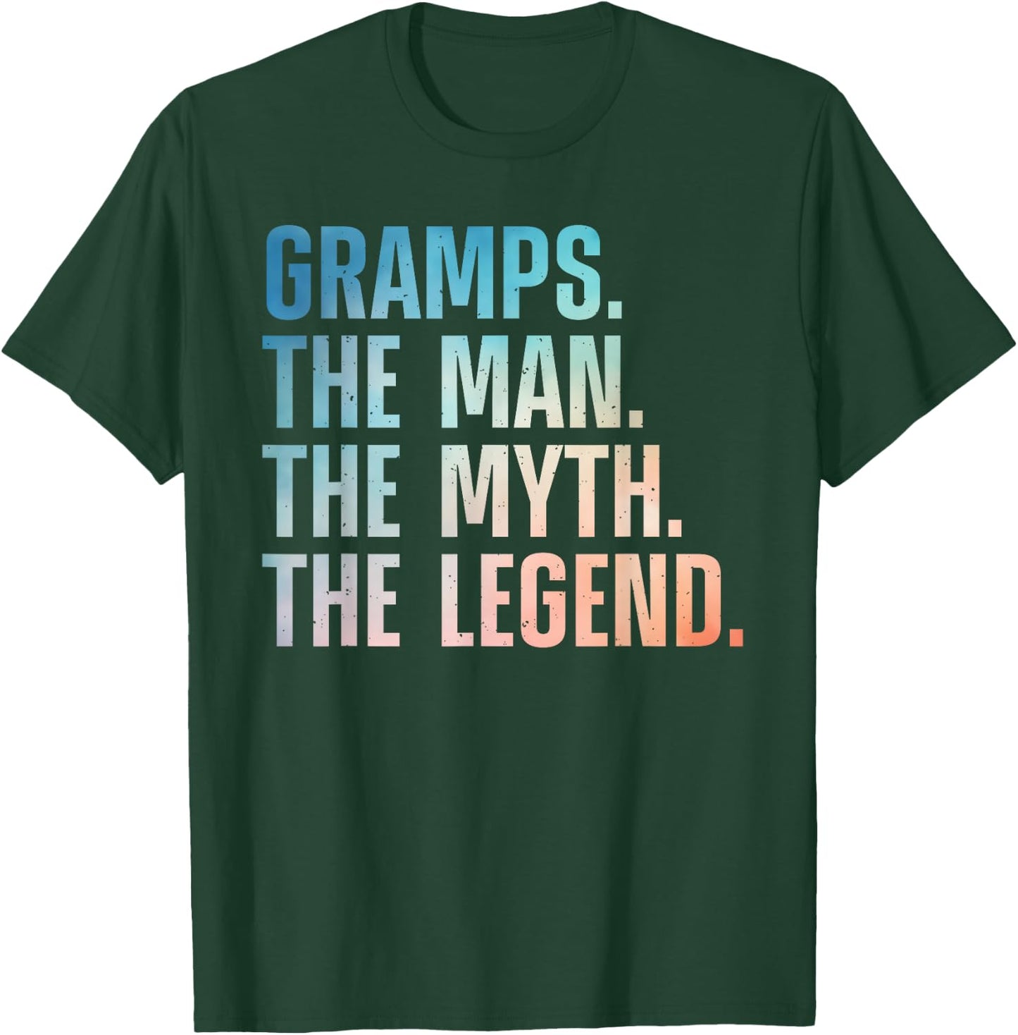 Gramps Design For Grandpa Grandfather From Grandkids Gramps T-Shirt - T-Shirt | Forest