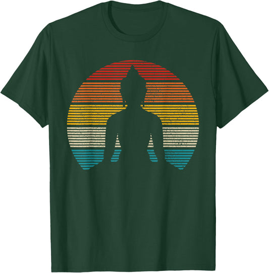 Vintage Buddha Buddhism Zen Spiritual Yoga Meditation T-Shirt - T-Shirt | Forest