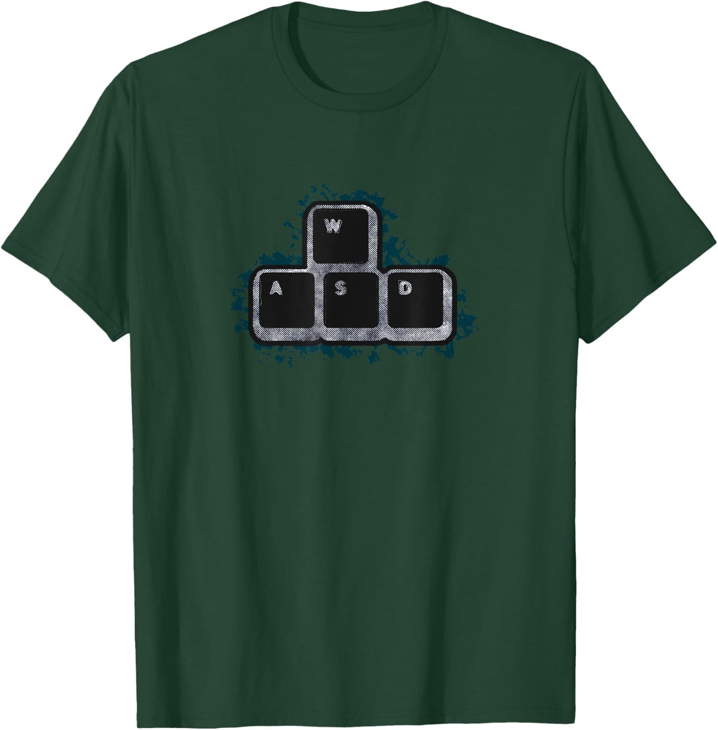 WASD Shirt - PC Gamer - PC Master Race Shirt T-Shirt - T-Shirt | Forest