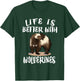 Life Is Better with Wolverine's Animal Gift T-Shirt - T-Shirt | Forest