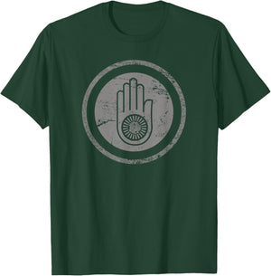 Distressed Vintage Jainism Shirt, Ahimsa T-Shirt - T-Shirt | Forest