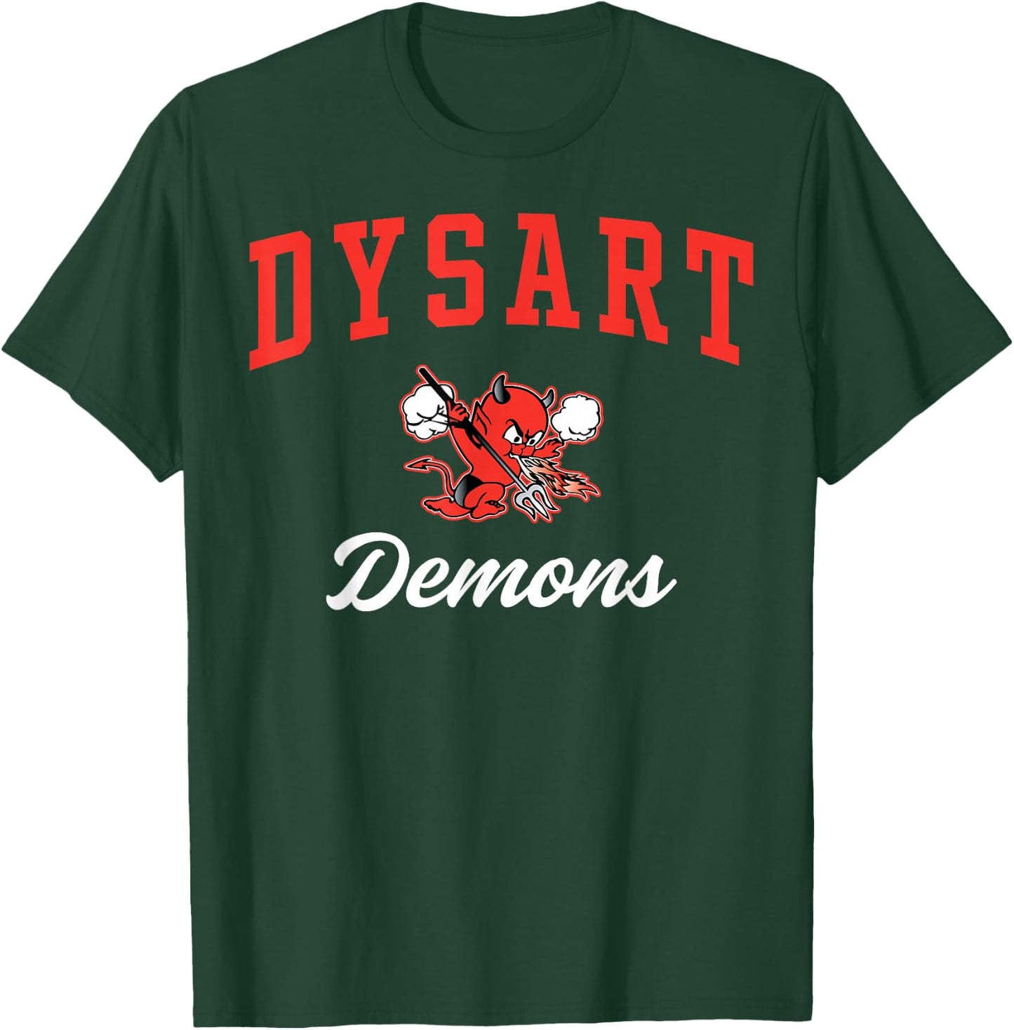 Dysart High School Demons C3 T-Shirt - T-Shirt | Forest
