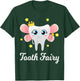 Tooth Fairy Shirt Funny Halloween Costume Gift Dentist Girl T-Shirt - T-Shirt | Forest