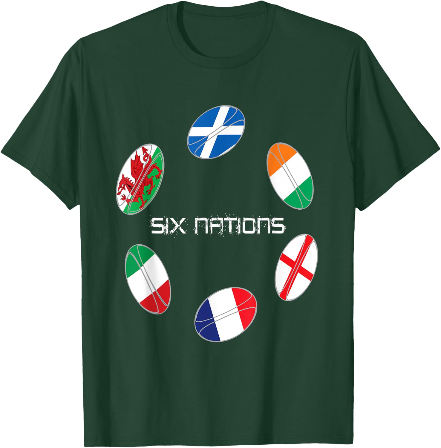 Rugby Six nations T-Shirt - T-Shirt | Forest