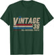 Vintage 1936 All Original Parts Birthday Men T-Shirt - T-Shirt | Forest