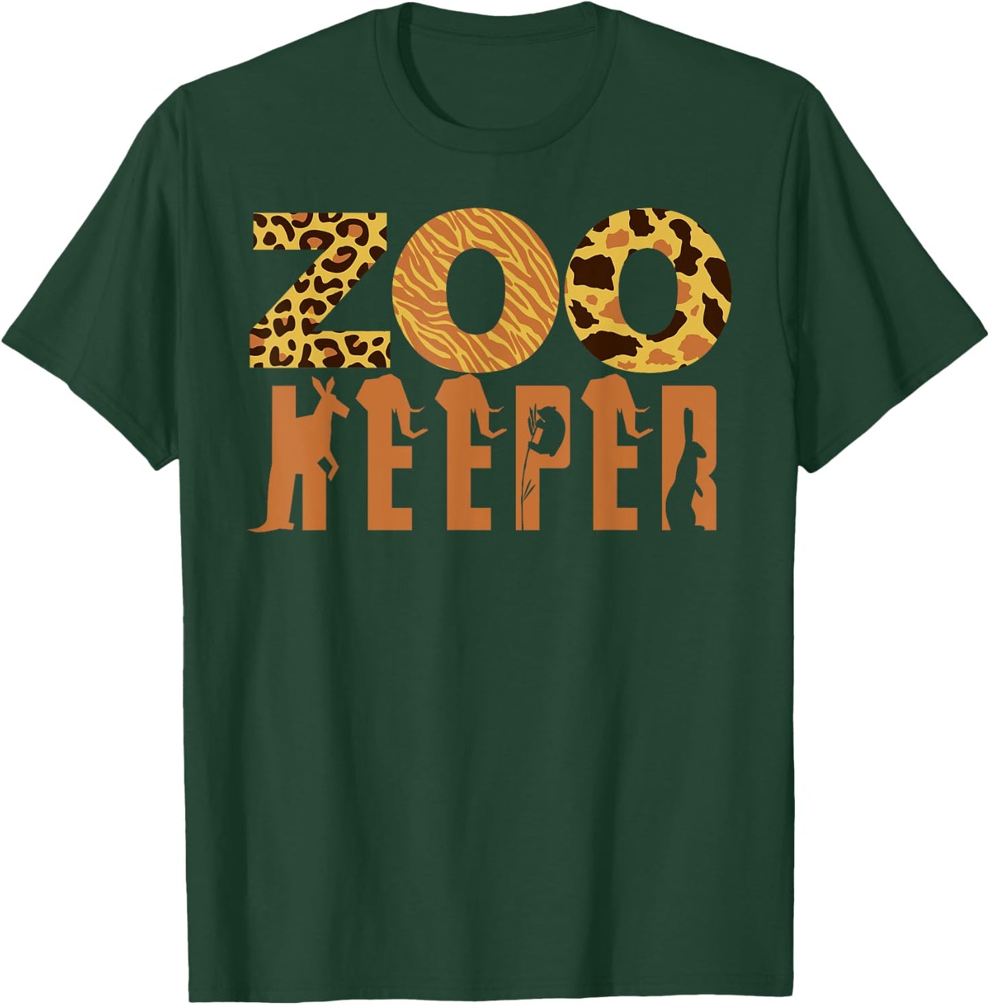 Zoo Keeper Animal Love Shirt Jungle Safari Explorer DIY Gift T-Shirt - T-Shirt | Forest