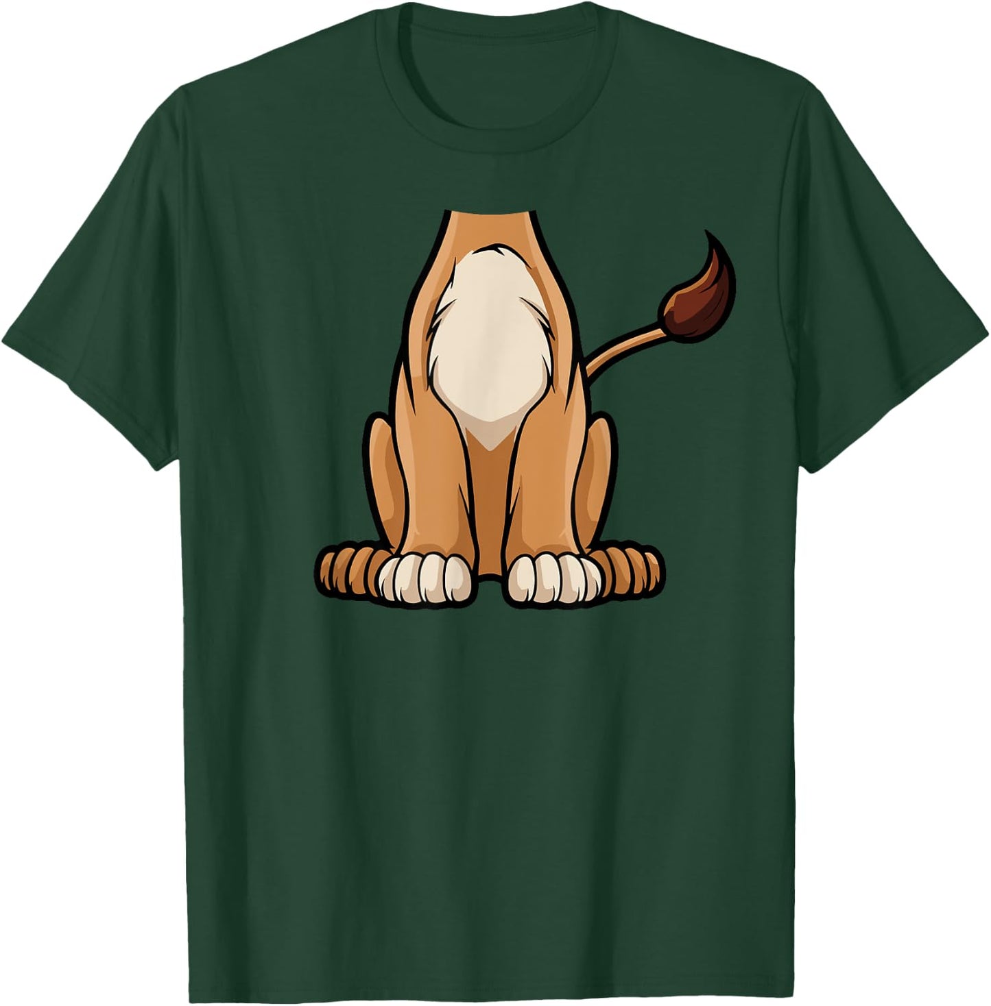 Lion Halloween Outfit Funny Simple Kids Costume T-Shirt - T-Shirt | Forest