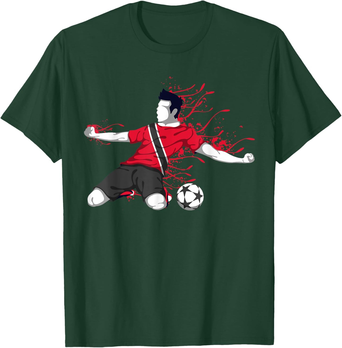 Trinidad and Tobago Soccer Trinidadian Flag Football Lovers T-Shirt - T-Shirt | Forest