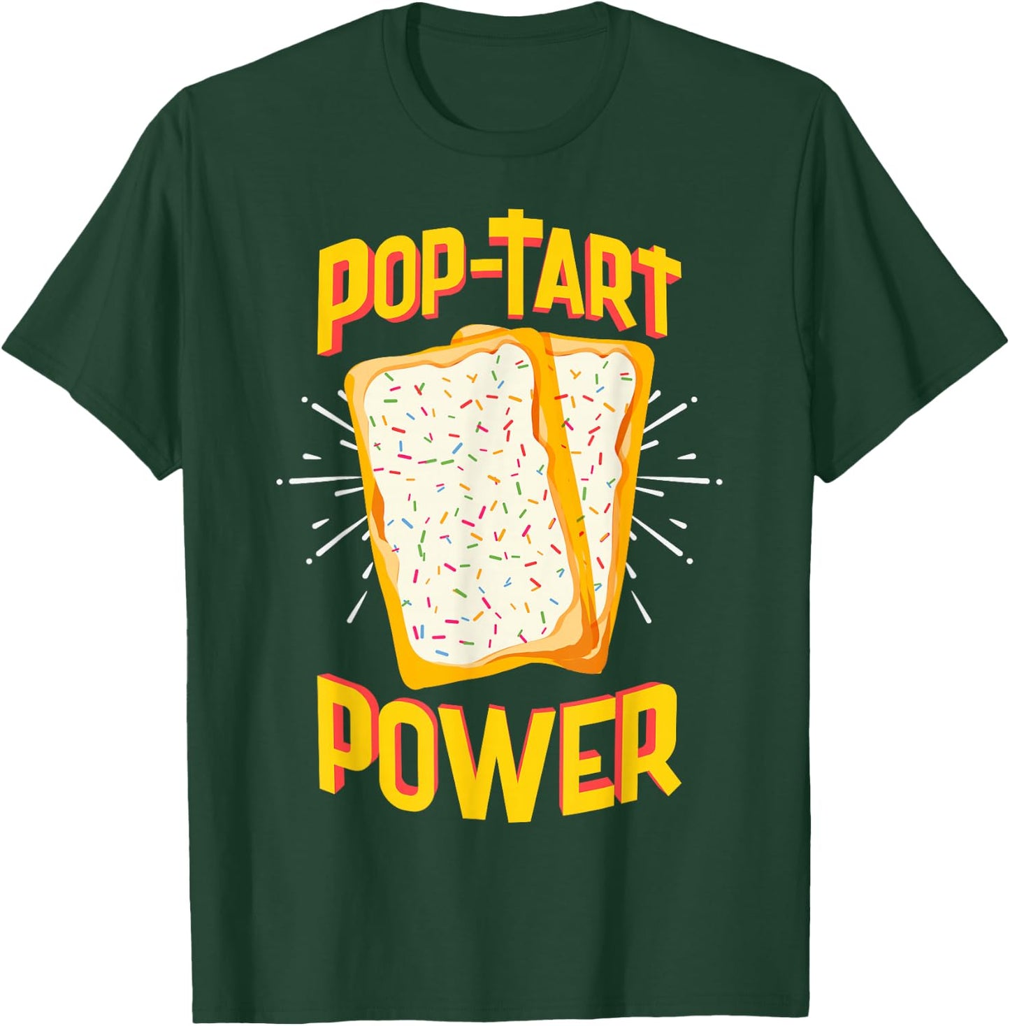 Funny Pop Tart Power, Bodybuilding Pre-Workout T-Shirt - T-Shirt | Forest