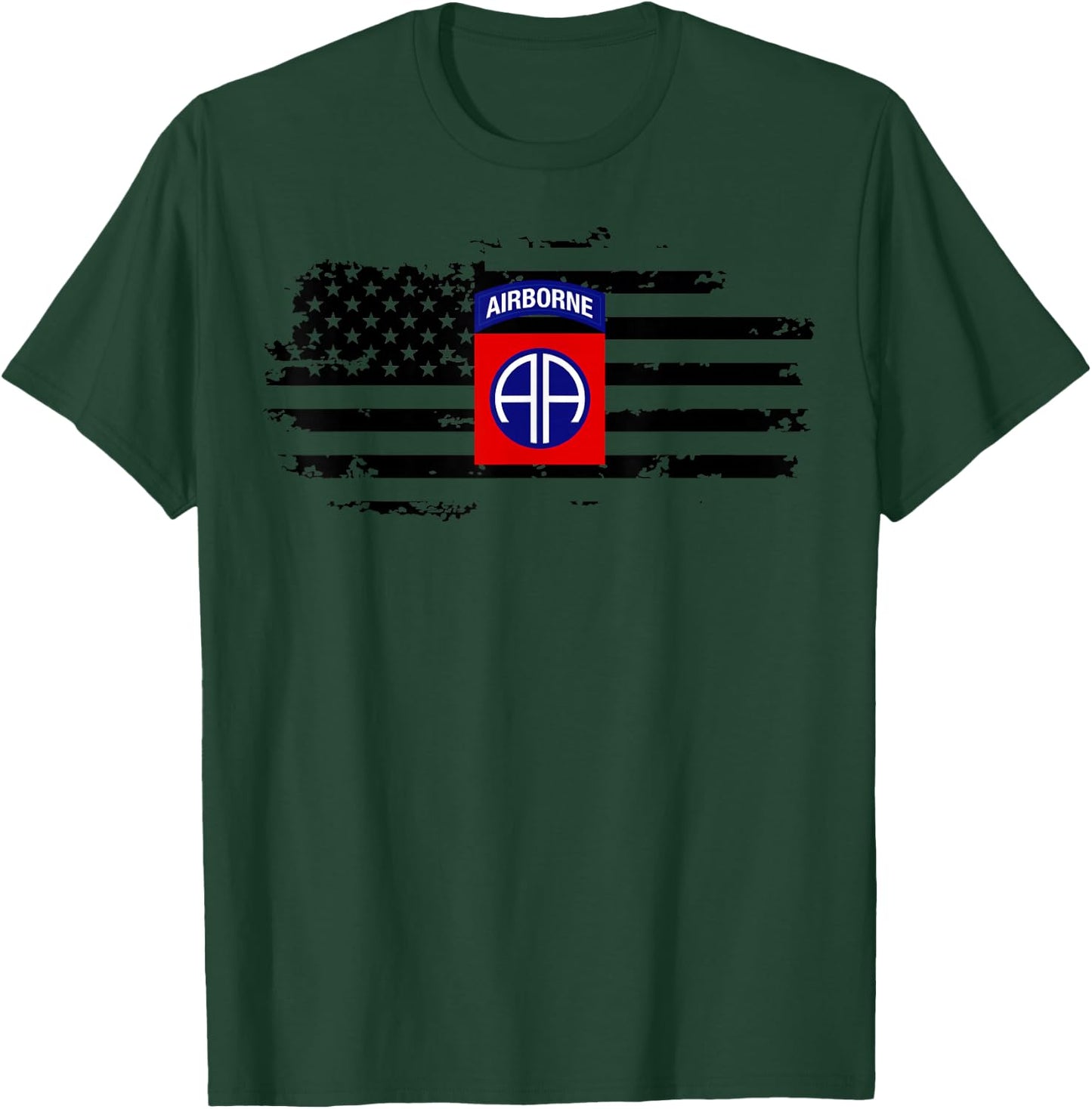 82nd Army Airborne Division Shirt Men Women Youth T-Shirt - T-Shirt | Forest