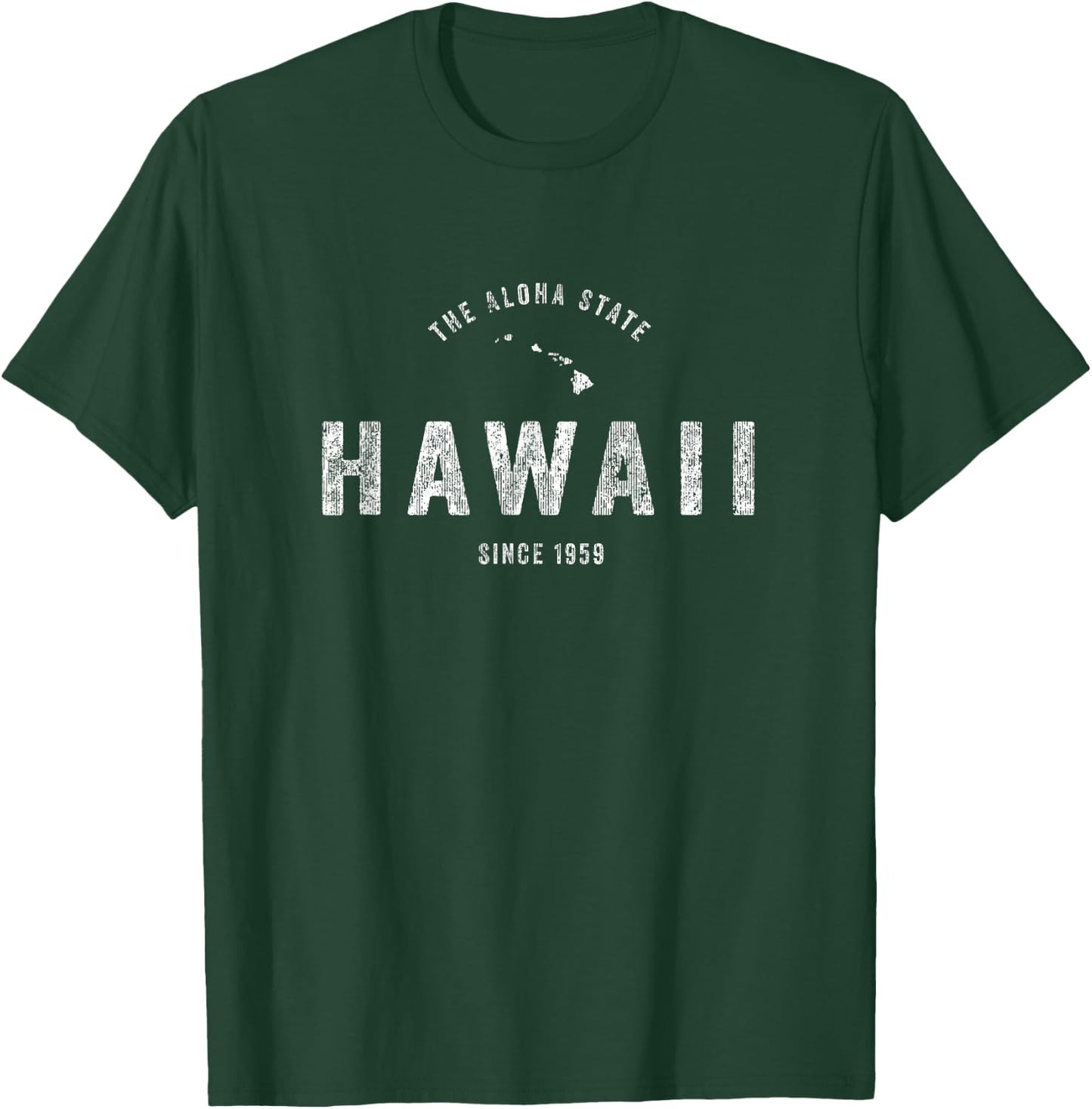 Hawaii T Shirt Vintage Sports Design Retro HI T-Shirt - T-Shirt | Forest