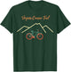 Virginia Creeper Trail Retro Mountain Bike and Hike T-Shirt - T-Shirt | Forest