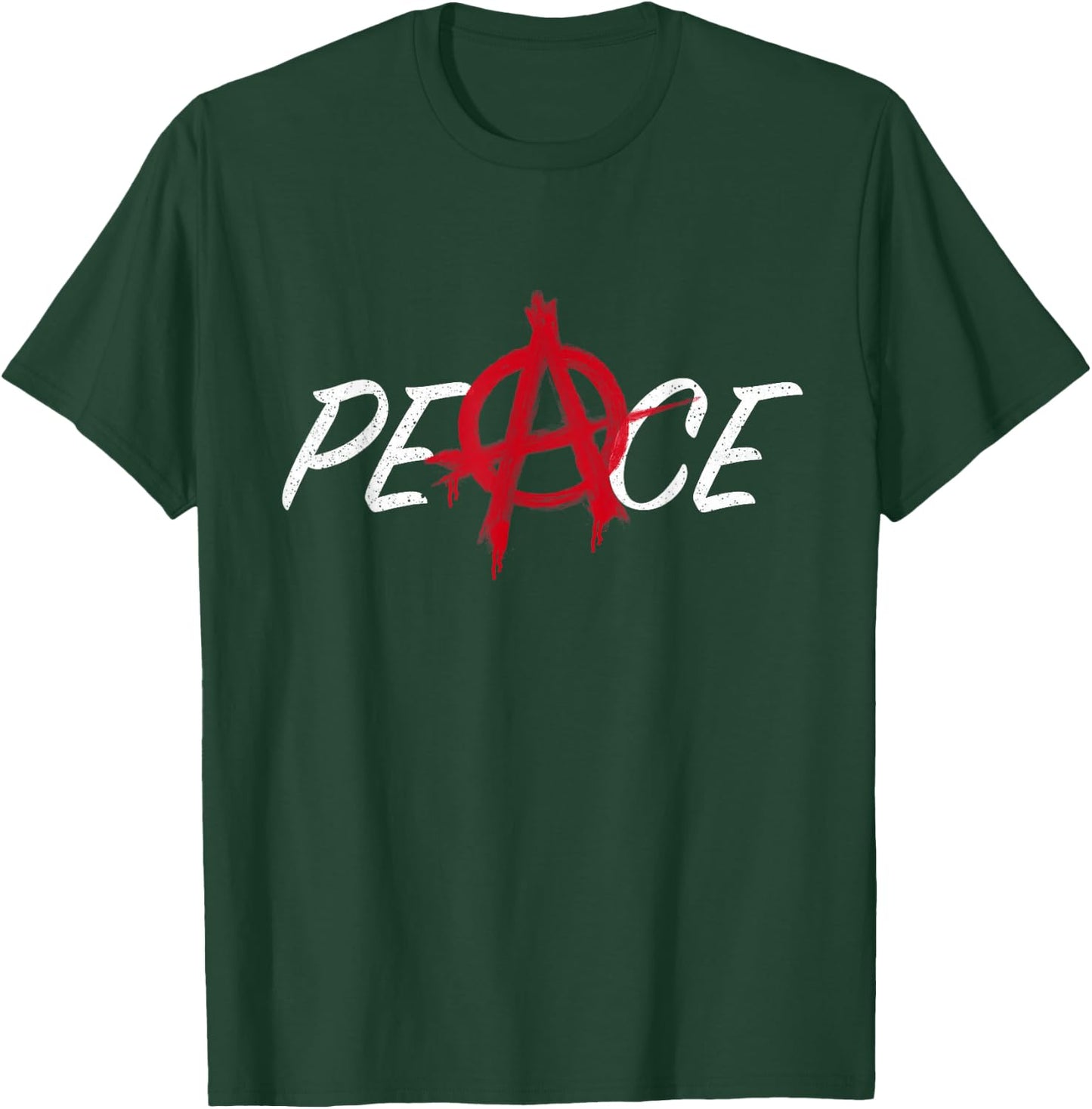 Peace Anarchy Symbol for World Peace T-Shirt - T-Shirt | Forest