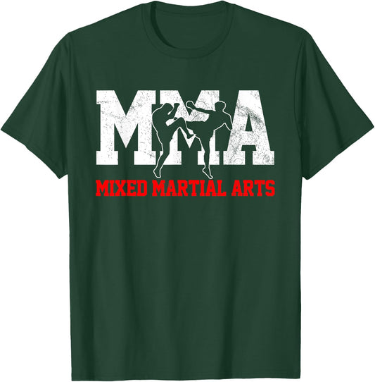 MMA Kickboxin Fighter T-Shirt - T-Shirt | Forest