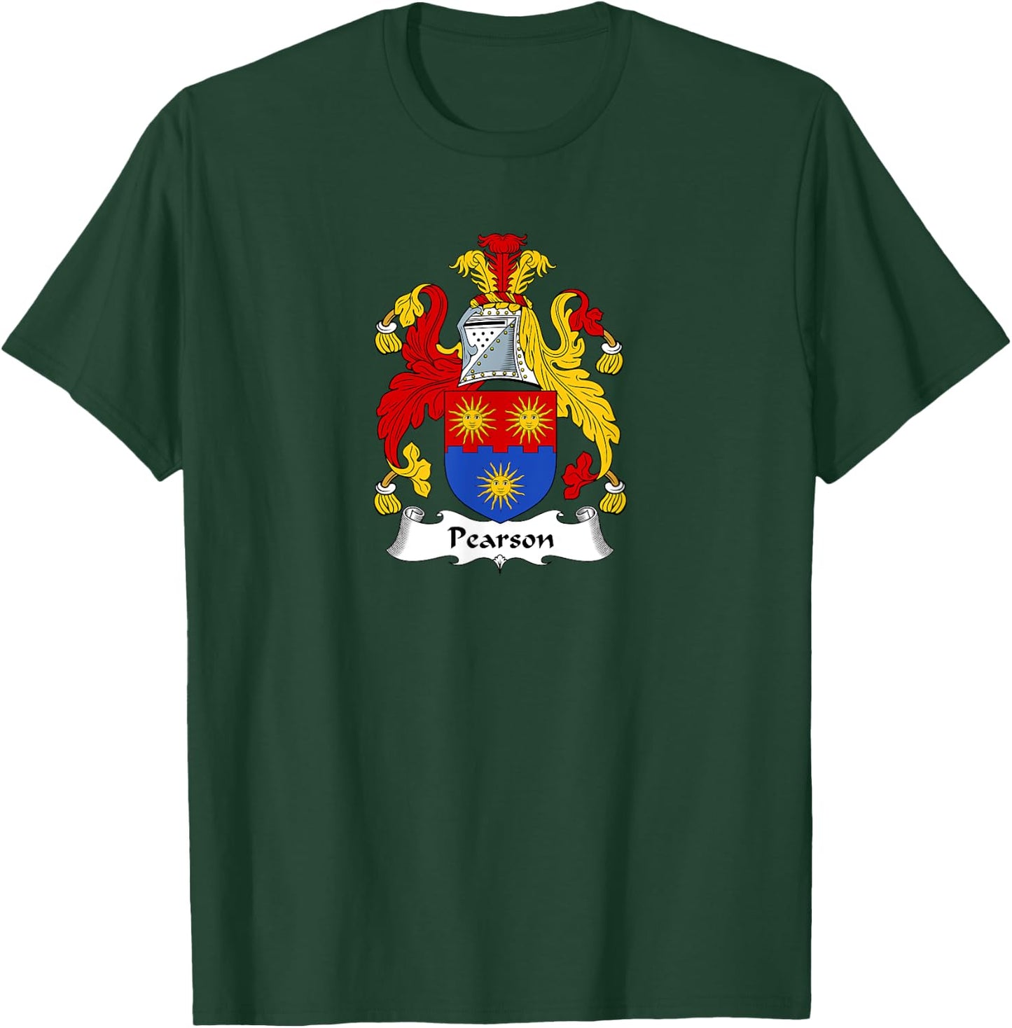 Pearson Coat of Arms - Family Crest Shirt T-Shirt - T-Shirt | Forest