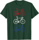 Bicycle Flag Cycling Netherlands Dutch Gift T-Shirt - T-Shirt | Forest