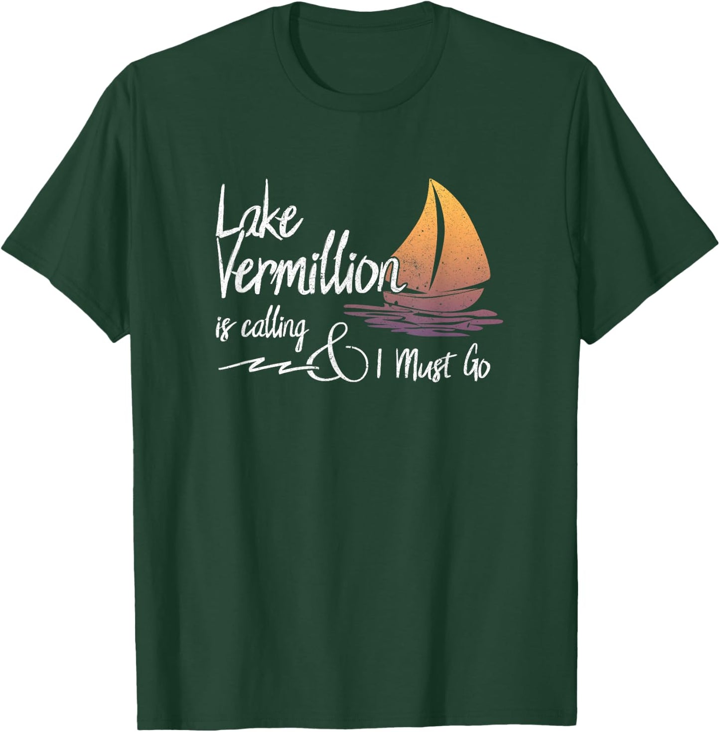 Lake Vermillion, Minnesota Lake is Calling T-Shirt - T-Shirt | Forest
