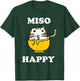Miso Happy Quote Japanese Cat Lover Pun Funny Japan Women Kids T-Shirt - T-Shirt | Forest