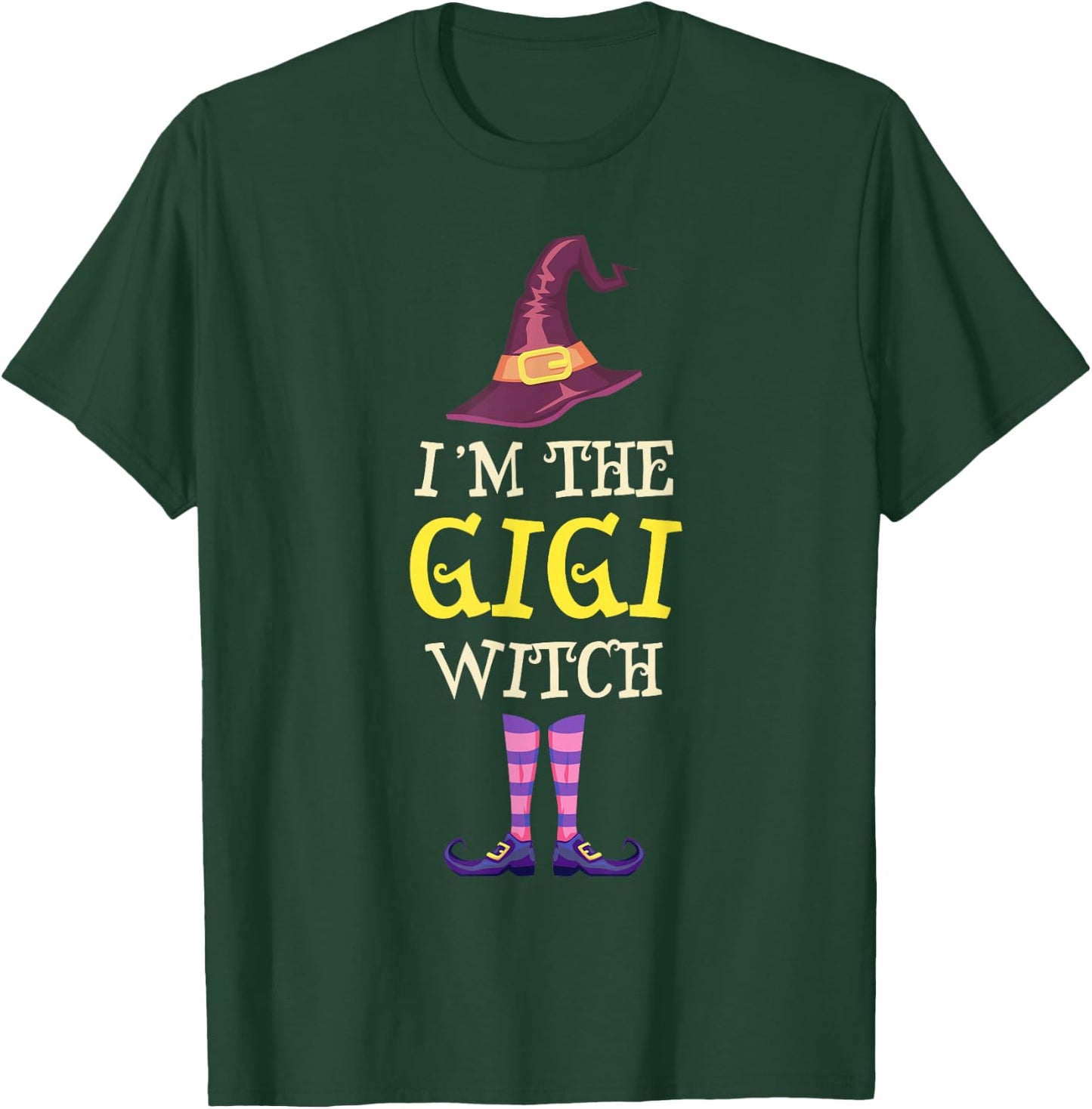 I'm The Gigi Witch Costume Halloween Funny Witchy T-Shirt - T-Shirt | Forest