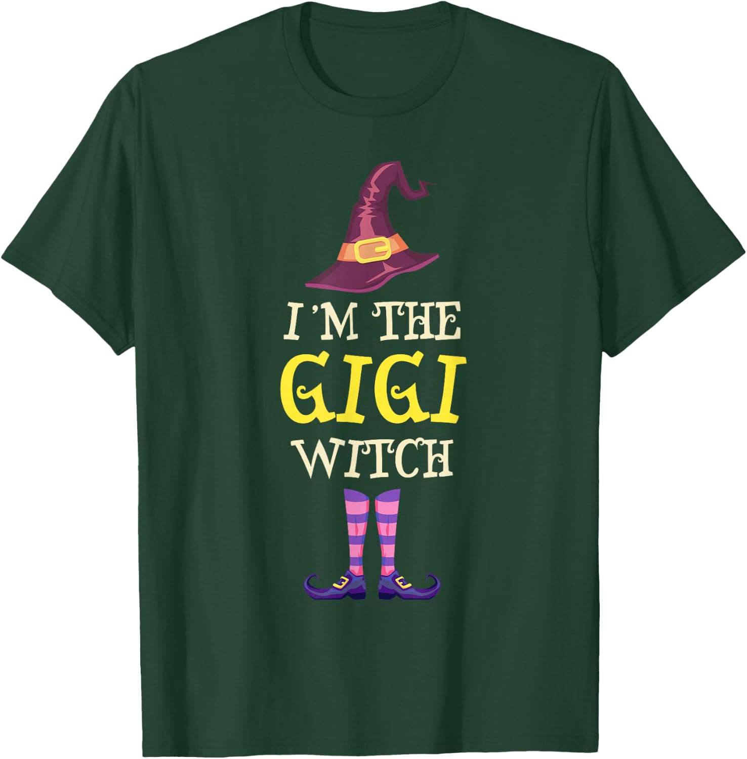 I'm The Gigi Witch Costume Halloween Funny Witchy T-Shirt - T-Shirt | Forest