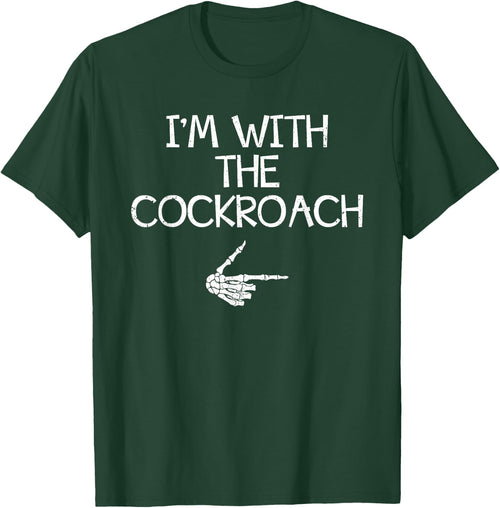 I'm With The Cockroach Halloween Costume Couples Matching