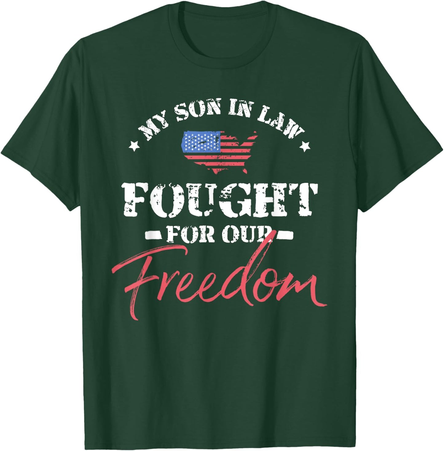 My Son in Law Is a Veteran T-Shirt - T-Shirt | Forest