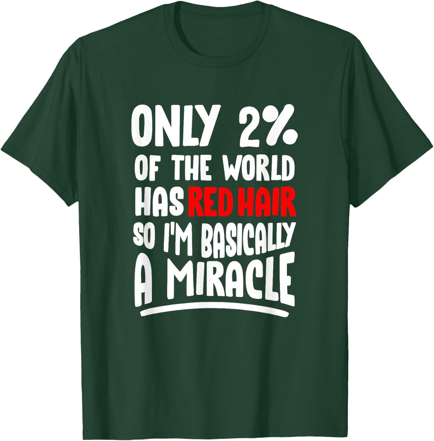 Redhead - Ginger Pride Red Hair Readhead T-Shirt - T-Shirt | Forest