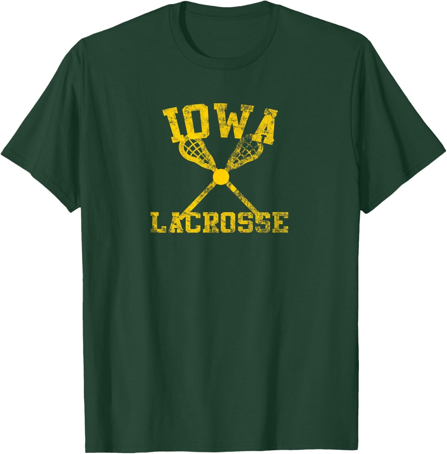 Iowa Lacrosse T-Shirt - T-Shirt | Forest