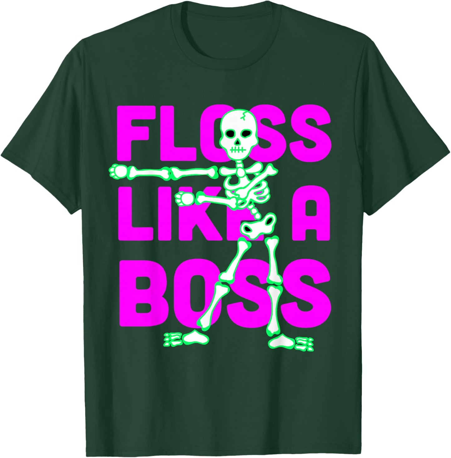 Floss Like a Boss Halloween T-Shirt - T-Shirt | Forest