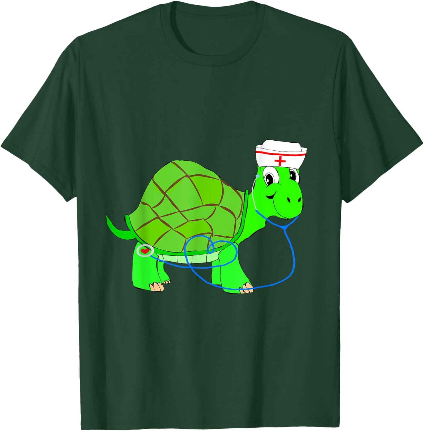 Doctor Tortoise Sea Turtle Nurse T-Shirt - T-Shirt | Forest
