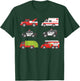 Emergency Vehicles Fire Truck Police Car Ambulance Shirt T-Shirt - T-Shirt | Forest