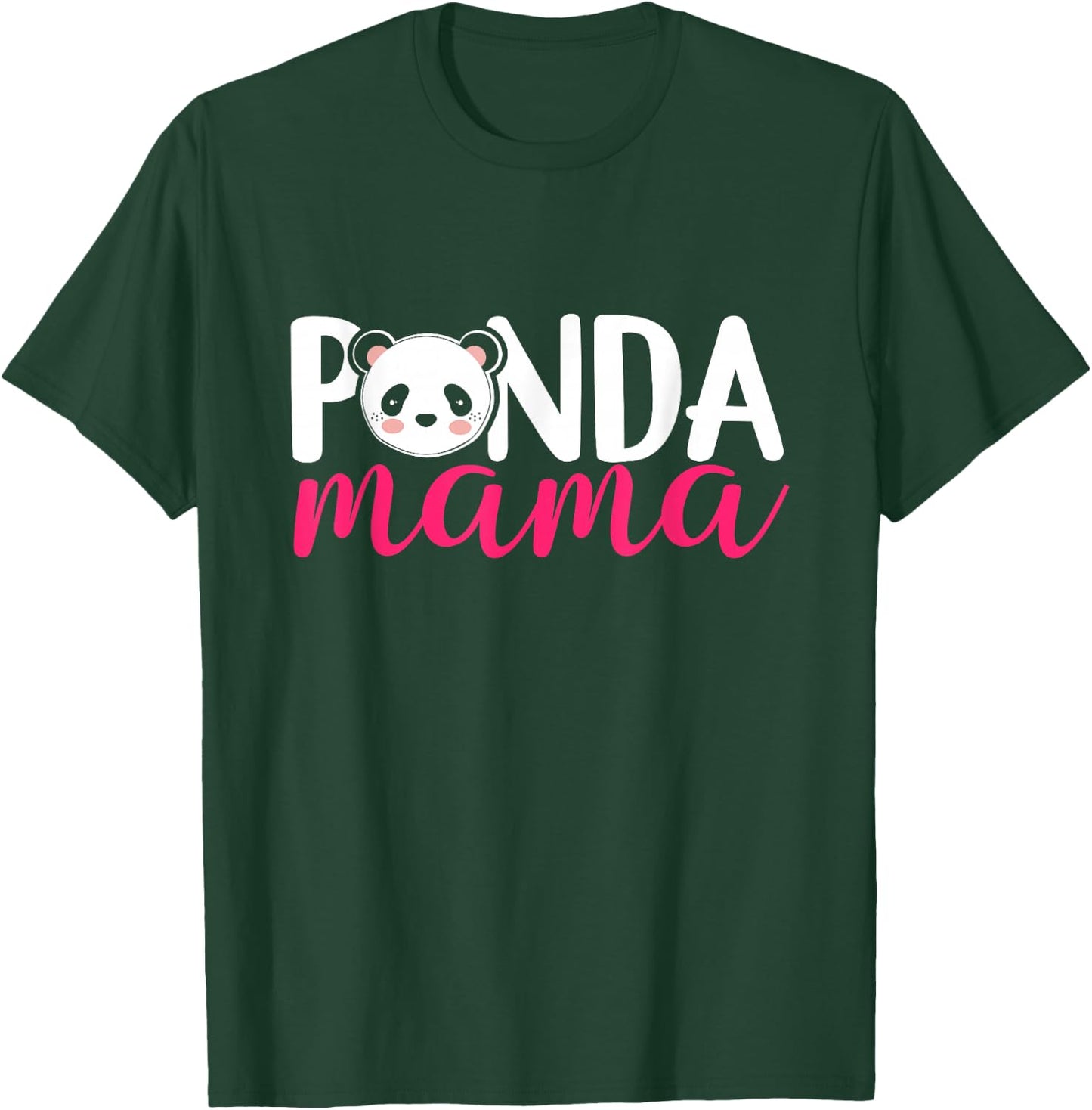 Panda Mama - Panda Gifts For Panda Mom Cute Panda Outfit T-Shirt - T-Shirt | Forest