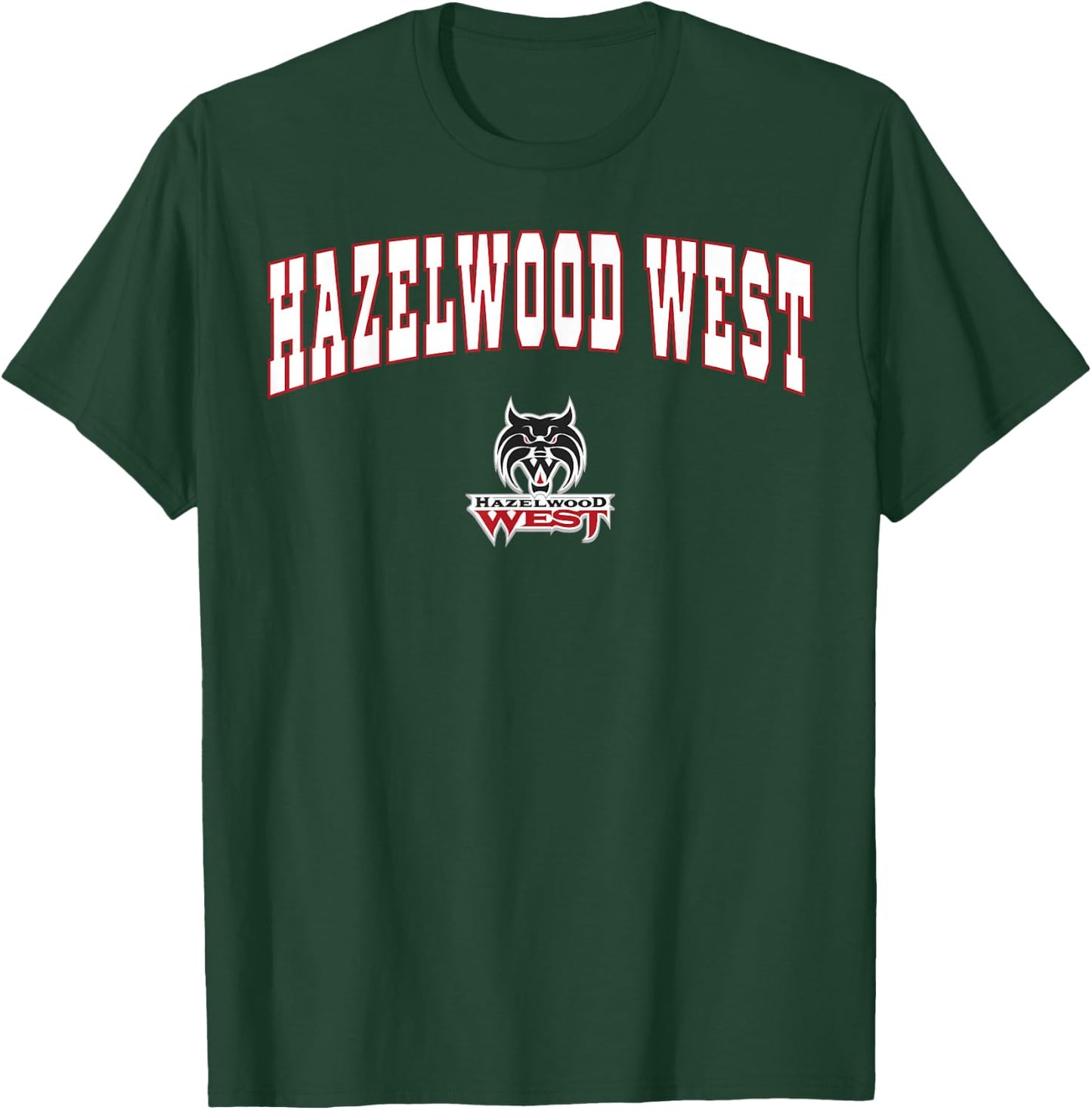 Hazelwood West High School Wildcats C2 T-Shirt - T-Shirt | Forest