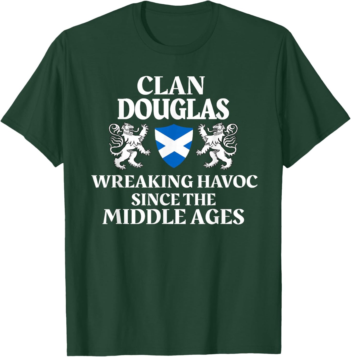 Douglas Scottish Family Clan Scotland Name T-Shirt - T-Shirt | Forest