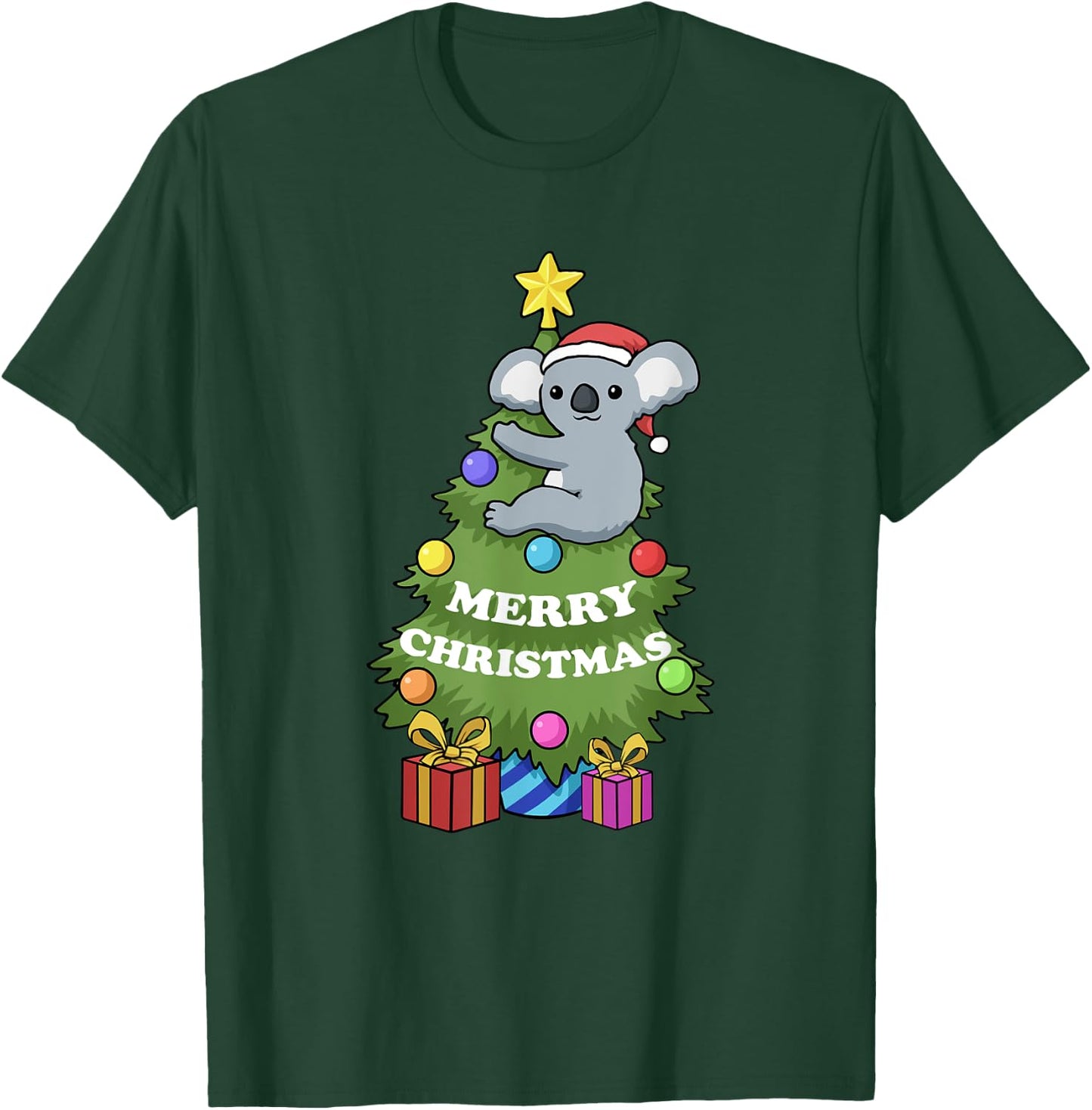 Koala Christmas Tree T-Shirt - T-Shirt | Forest