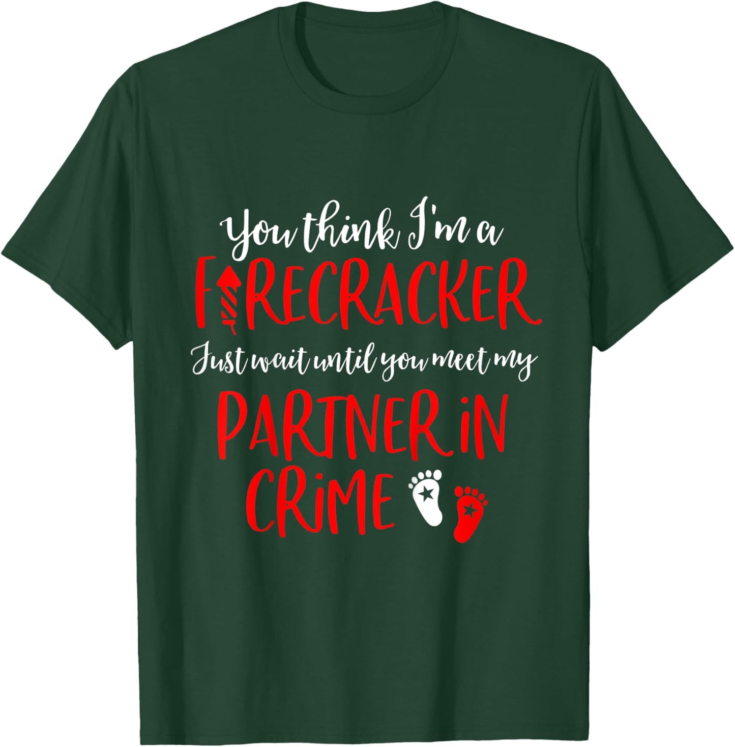 Kids Big Sibling 4th of July Pregnancy Announcement Shirt T-Shirt - T-Shirt | Forest