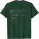 Python Code Programming Syntax Computer Geek T-Shirt - T-Shirt | Forest
