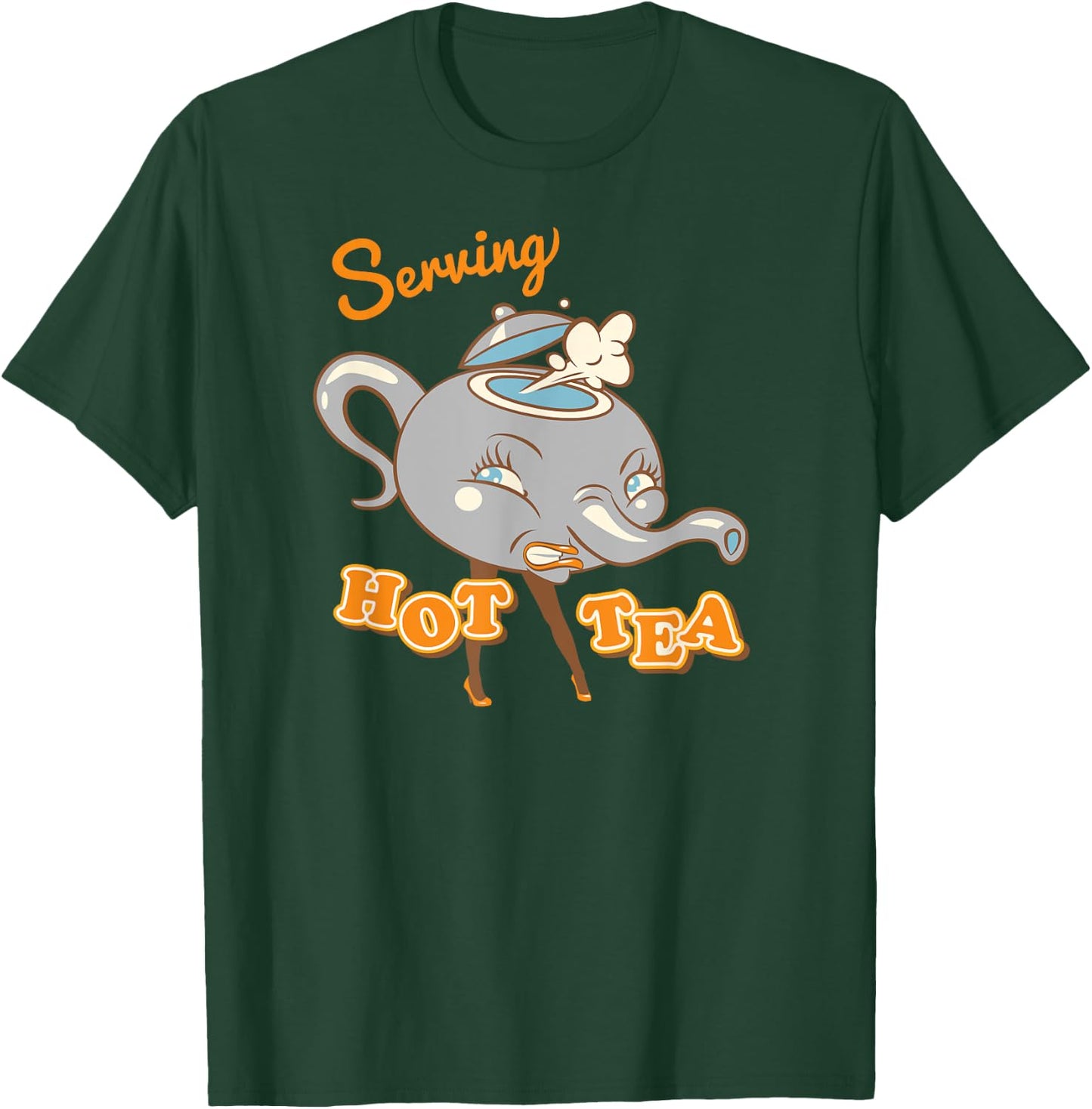 Now Serving Hot Tea - Funny Spill the Tea T-Shirt - T-Shirt | Forest