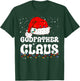 Godfather Claus Christmas Daddy Santa Family Matching Pajama T-Shirt - T-Shirt | Forest