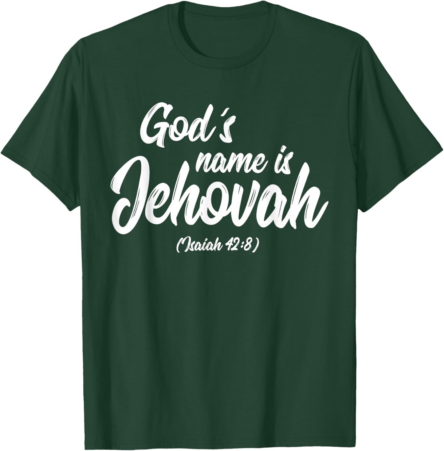Gods name is Jehovah JW Ministry T-Shirt - T-Shirt | Forest