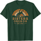 Sisters, Oregon OR retro Style Rodeo Cowboy T-Shirt - T-Shirt | Forest