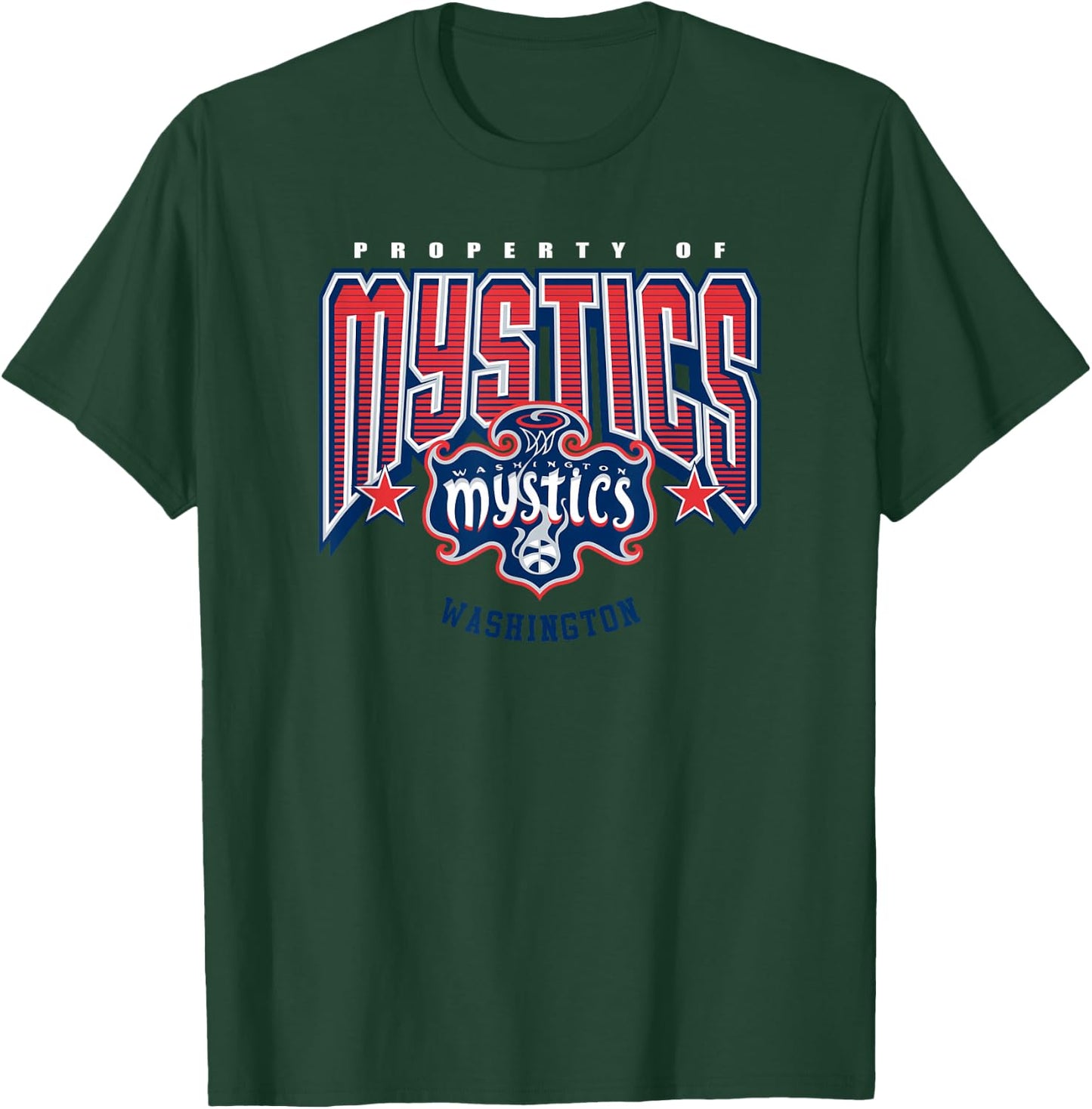 WNBA Washington Mystics Nothing but Net T-Shirt - T-Shirt | Forest