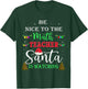 Be nice to the Math teacher Santa is watching Women Kids T-Shirt - T-Shirt | Forest