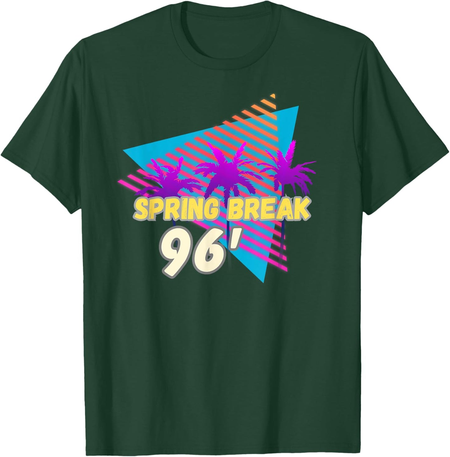 Spring Break 96 | 90s Beach Party Wear T-Shirt - T-Shirt | Forest
