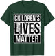 Distressed Children's Lives Matter Vaccines Gift T-Shirt - T-Shirt | Forest