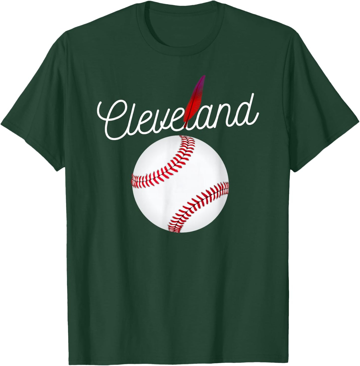 Cleveland Hometown Indian Tribe for Baseball Fans T-Shirt - T-Shirt | Forest