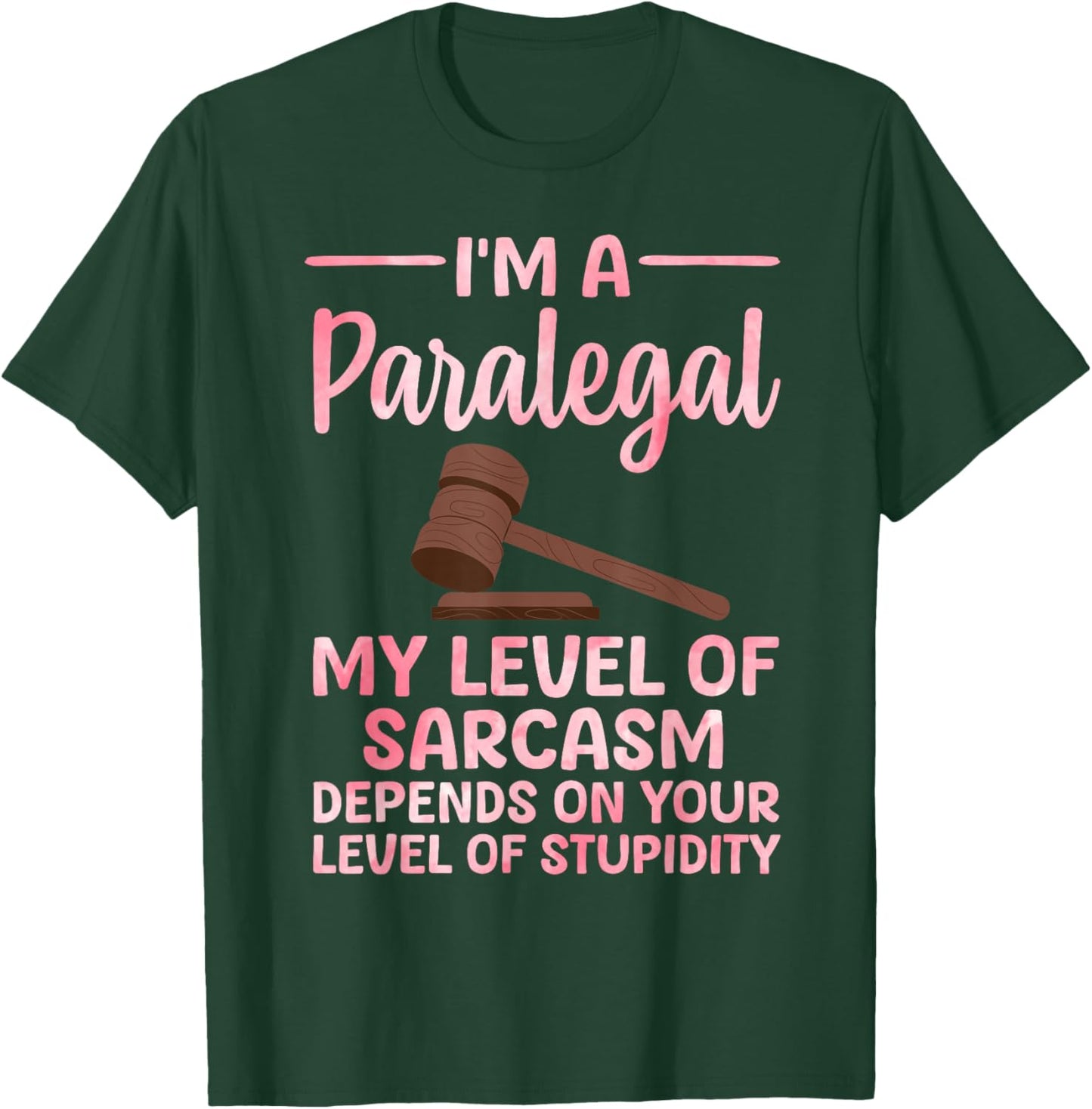 Best Paralegal Art Women Legal Assistant Paralegal T-Shirt - T-Shirt | Forest